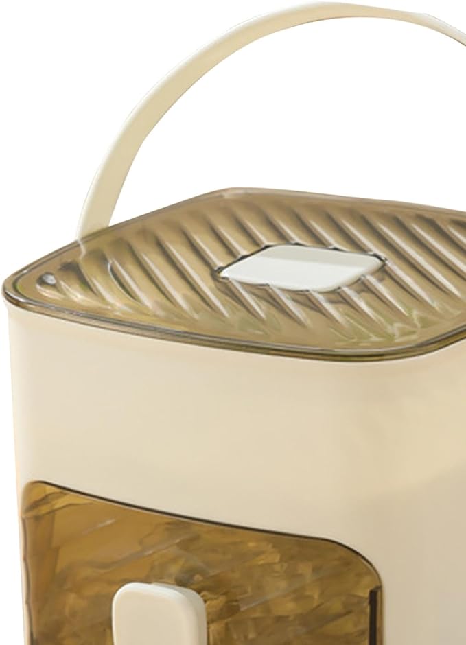 Ice Cube Tray Push-Button Release 48-Cube Dustproof Storage