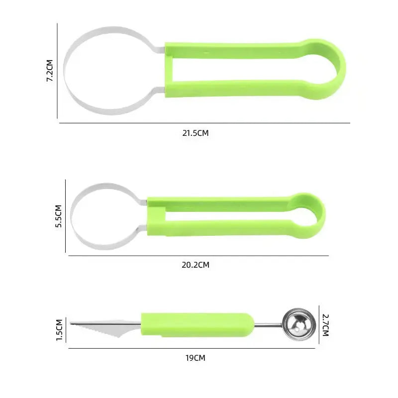 Fruit Tool 3-In-1 Melon Baller Core Remover
