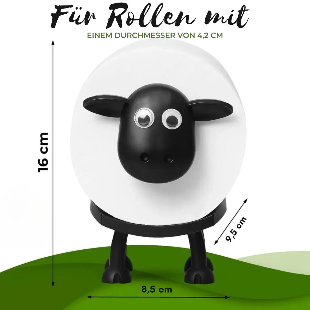 Toilet Paper Holder Sheep Design Space-Saving