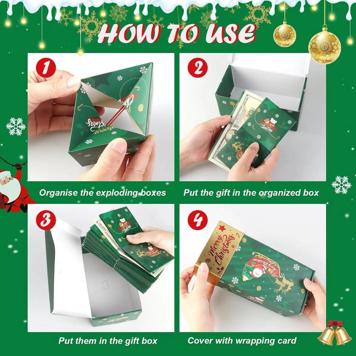 Surprise Gift Box Pop-Up Cube & Secret Compartment