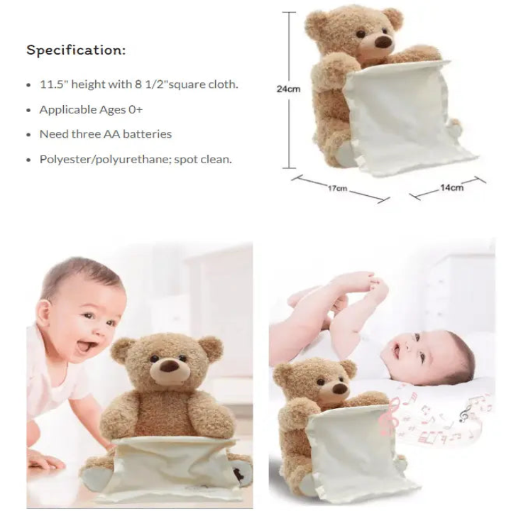 Plush Toy Peek-A-Boo Talking Velvet-Soft