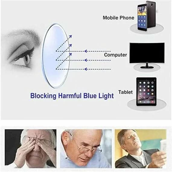 Adjustable Focus Glasses Prescription-Free Lightweight Impact-Resistant