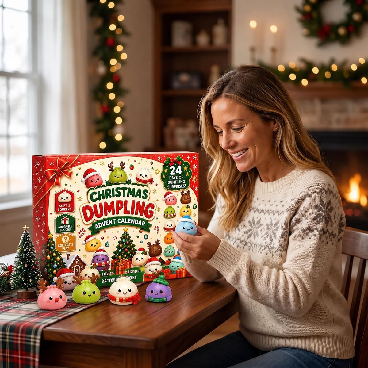 Advent Calendar 24 Squishy Toys for Kids