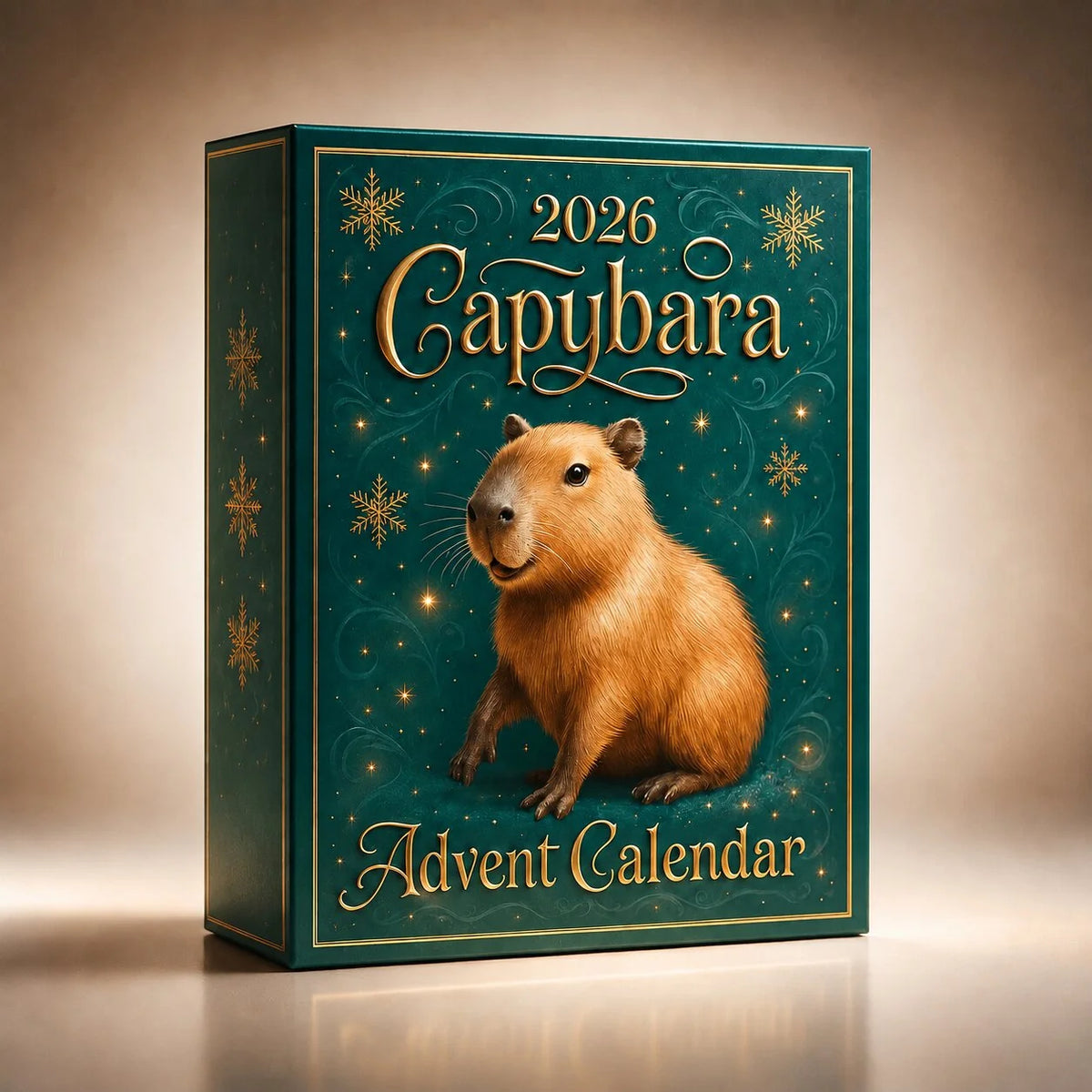 Advent Calendar Capybara 24-Day Flat Plastic