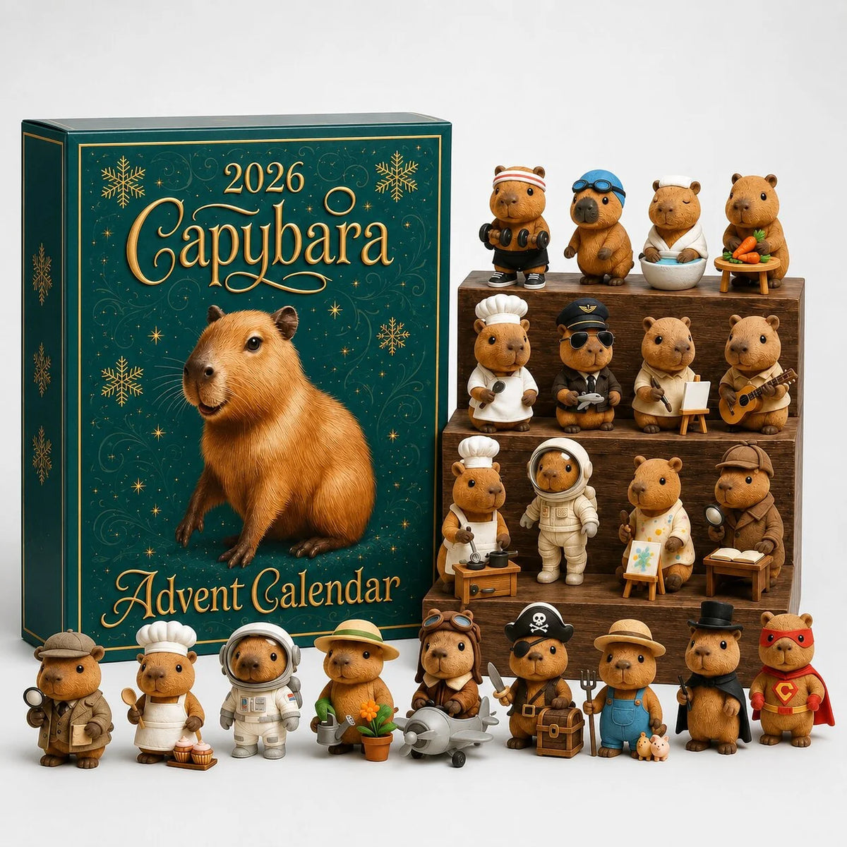 Advent Calendar Capybara Designs 24 Surprise Windows