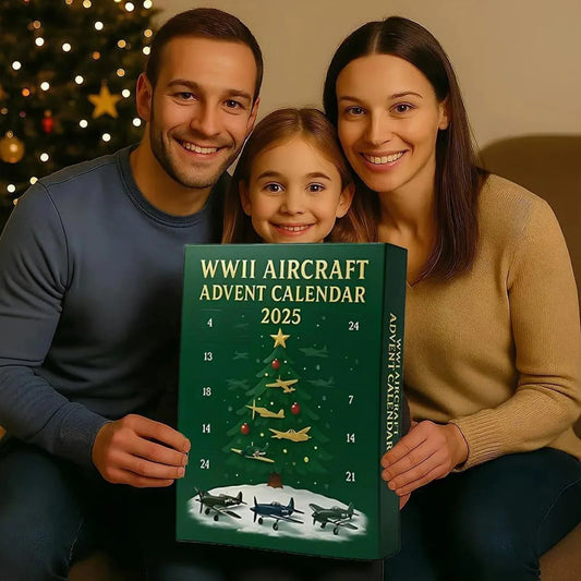 Aircraft Advent Calendar 24 WWII Miniatures Plastic & Metal Models