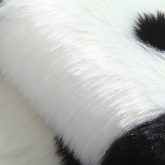 Animal-Shaped Rug Faux Fur Panda & Koala Design