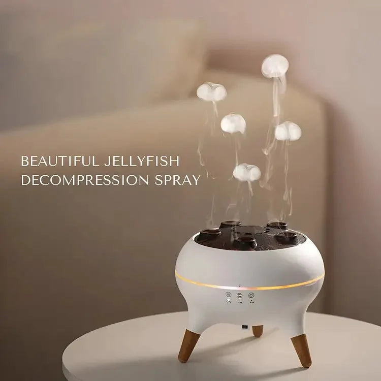 Aroma Diffuser & Humidifier Jellyfish Mist Colored Light