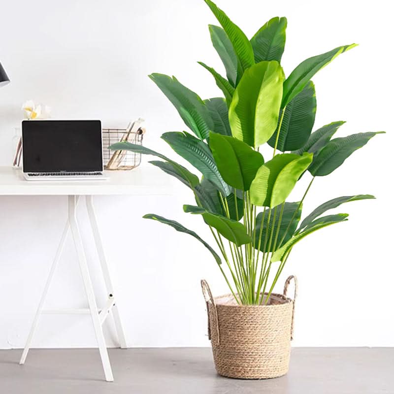Artificial Palm Realistic Leaves Maintenance-Free Indoor Decor