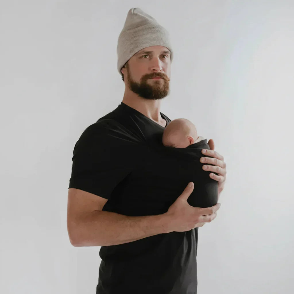 Babywearing Shirt Built-In Pouch Stretchy Cotton Machine Washable