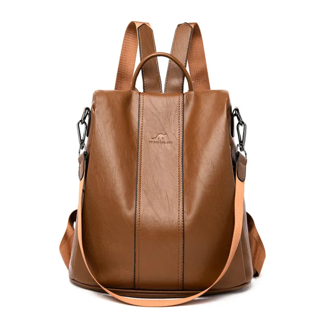 Backpack Anti-Theft Convertible Faux Leather
