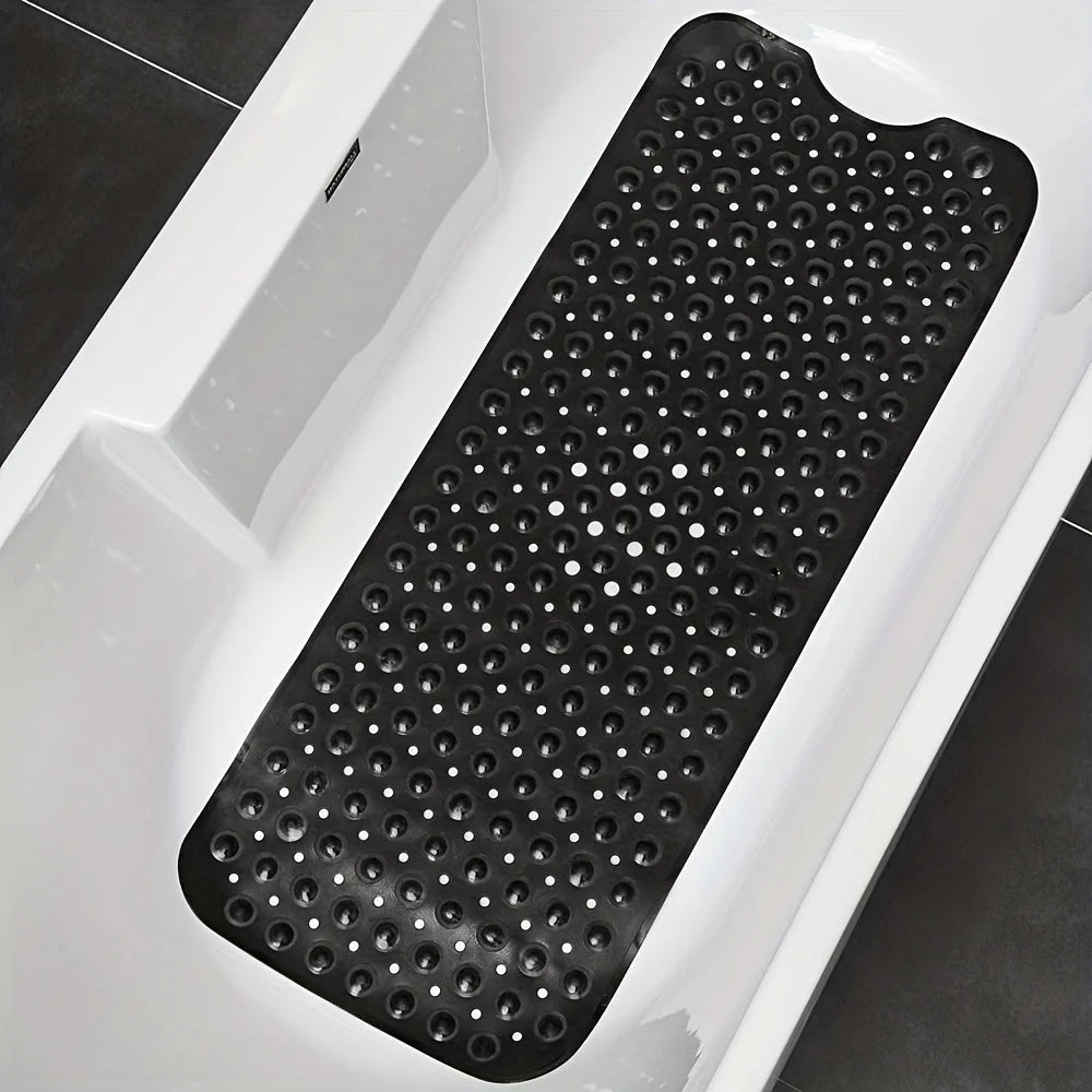 Bath Mat Extra-Long Textured Grip Suction Cups