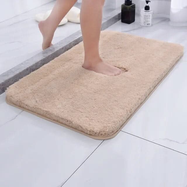 Bath Mat Ultra-Soft Microfiber Non-Slip & Highly Absorbent