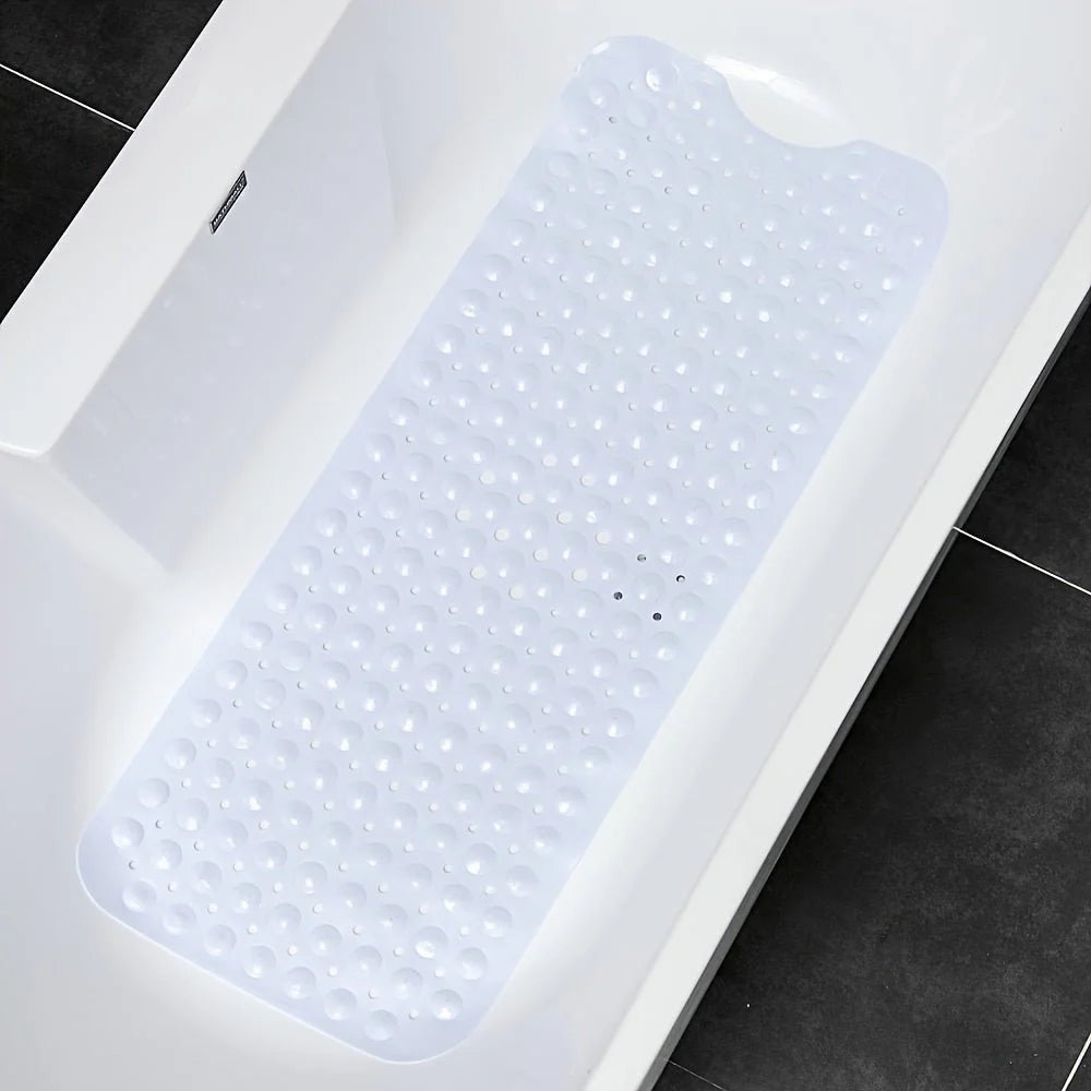 Bathtub Mat Non-Slip Suction Grip Quick-Drain Design
