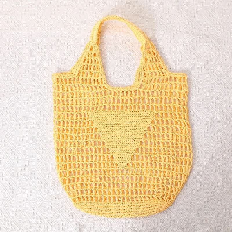 Beach Bag Crocheted Lightweight Spacious Interior