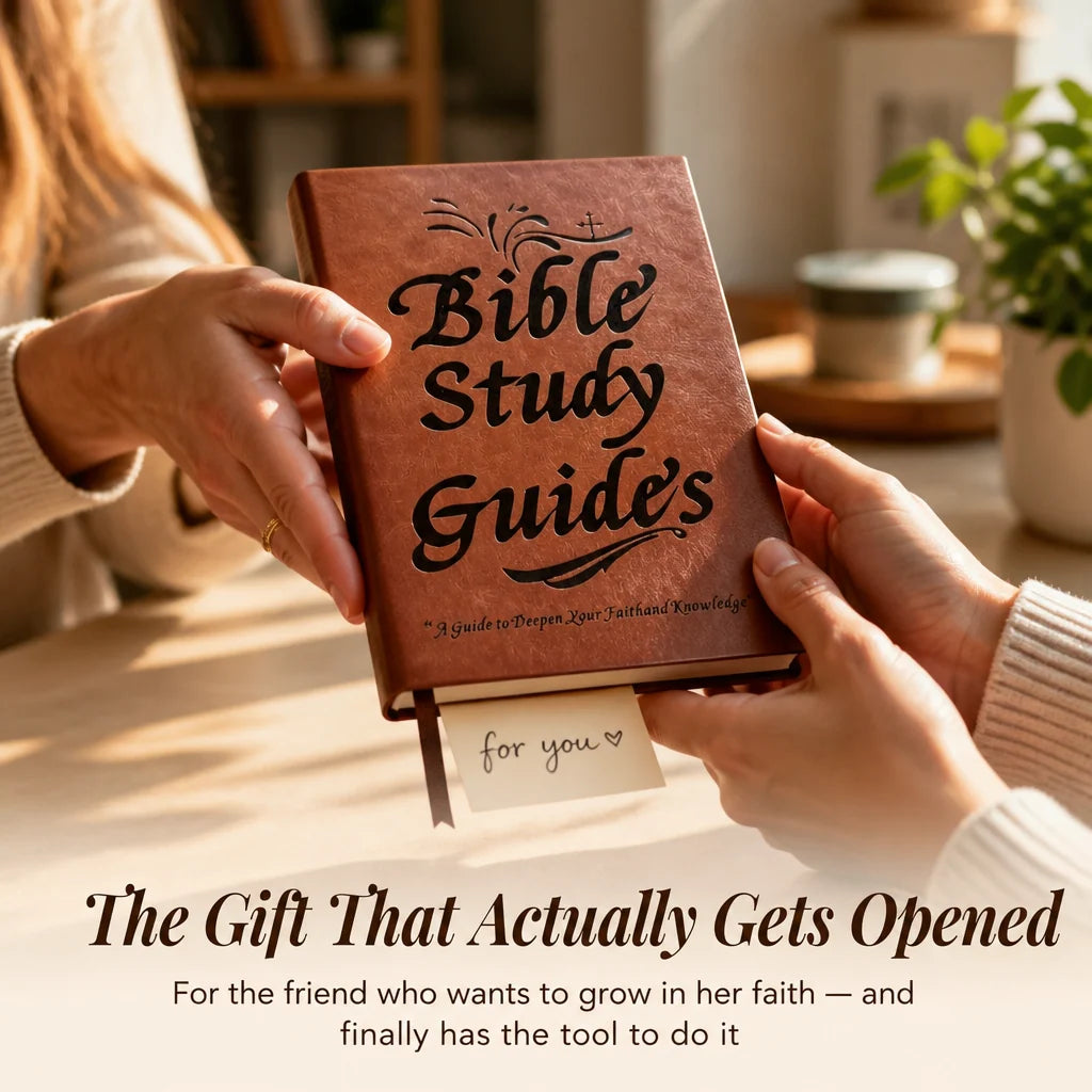 Bible Study Guide Illustrated 66-Book Faux Leather Hardcover