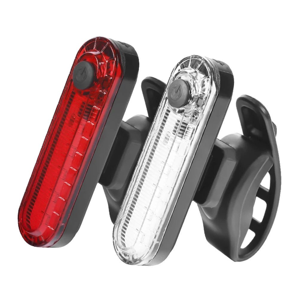 Bicycle Rear Light USB-Rechargeable LED Splash Resistant
