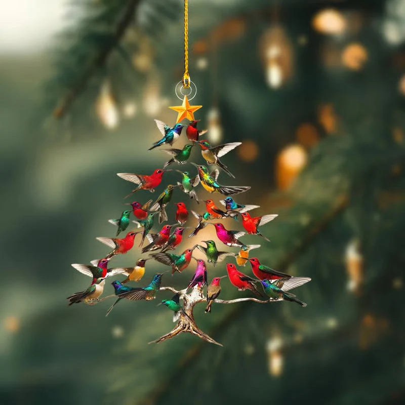 Bird Christmas Ornament Crystal Glass Light-Reflecting Gooseneck?