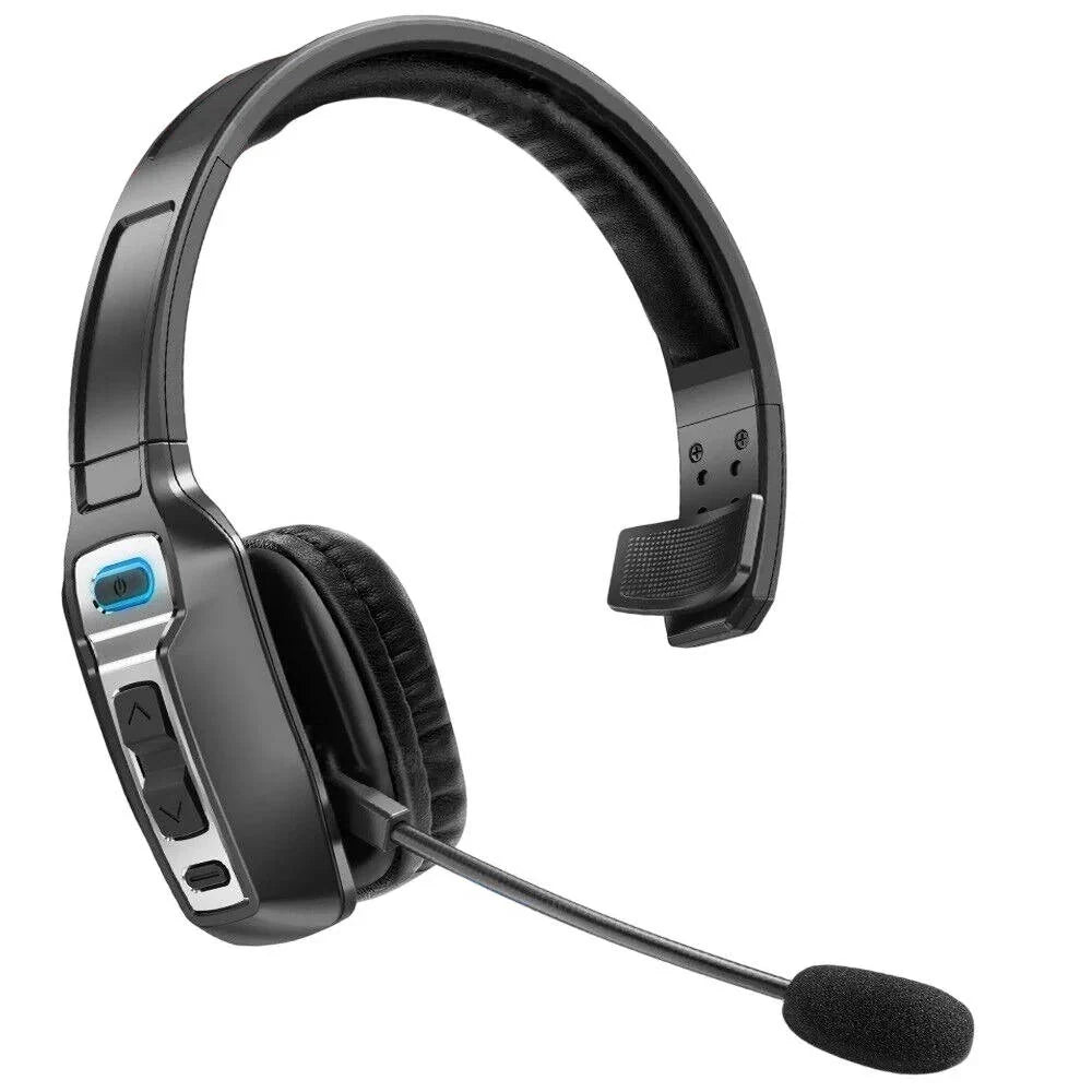 Bluetooth Headset Noise-Cancelling Microphone 35-Hour Talk Time