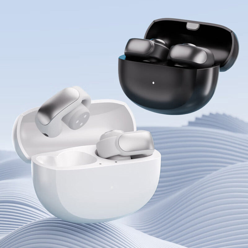 Bluetooth Sports Headphones Open-Ear 48-Hour Battery Noise-Canceling Mics