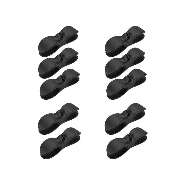 Cable Organizer Self-Adhesive No-Drill Set of 10