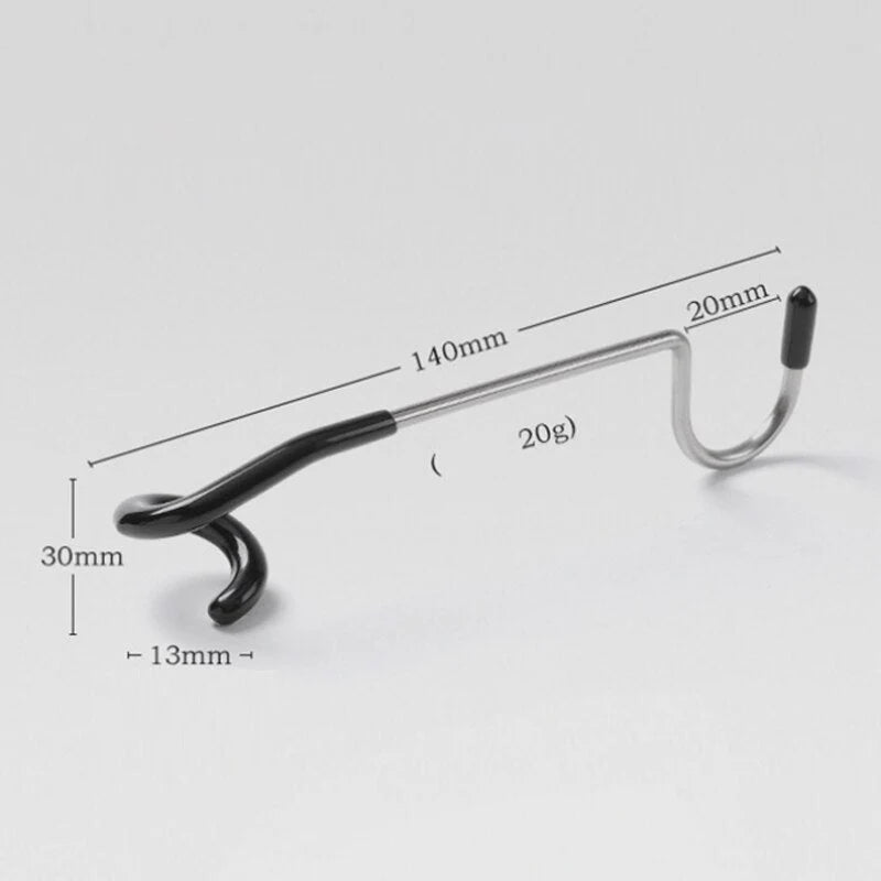 Camping Hook Stainless Steel Non-Slip Rubber Ends