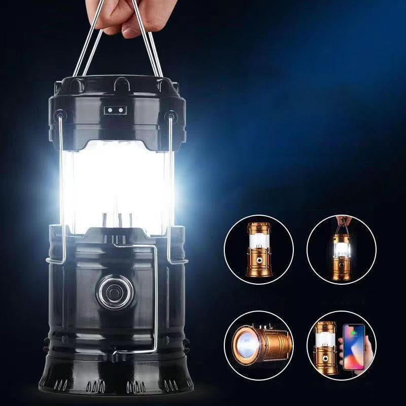 Camping Lantern LED Solar & USB Power Bank