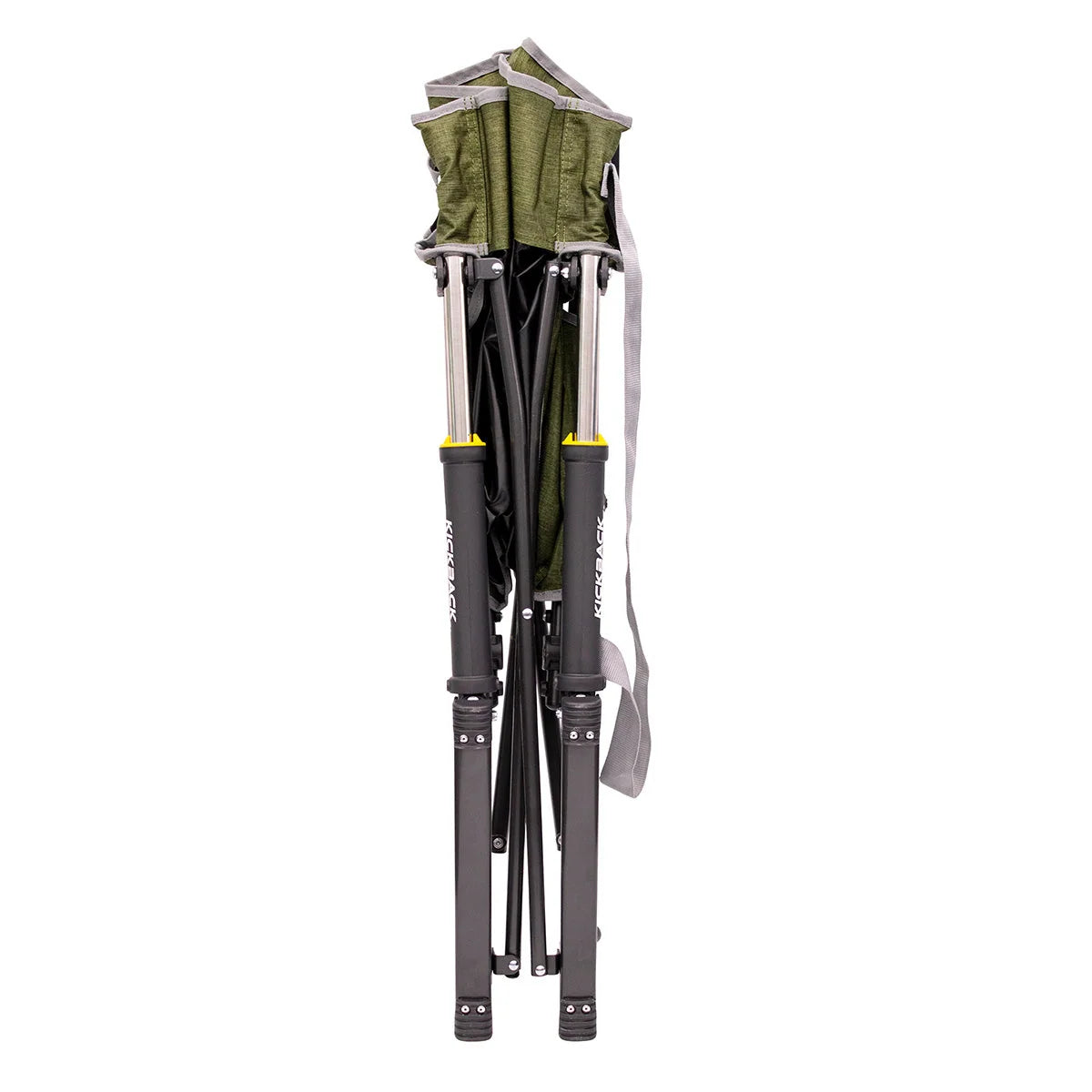 Camping Rocking Chair Folding Steel Frame With Beverage Holder