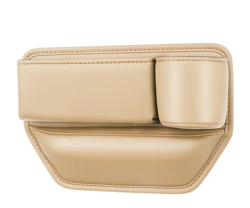 Car Seat Gap Organizer PU Leather Phone & Cup Holder
