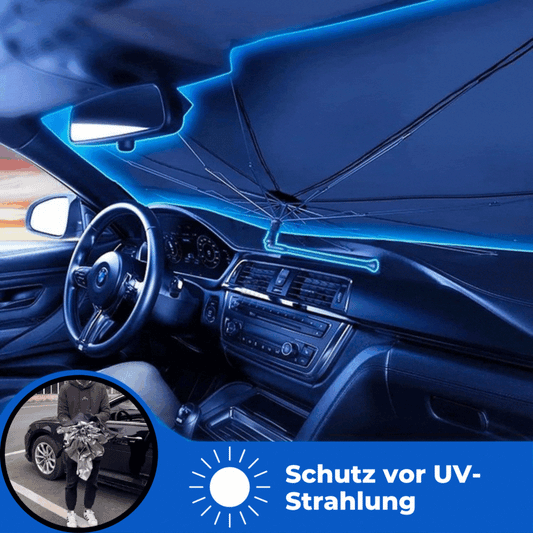 Car Sunshade Foldable Steel Rotating Handle