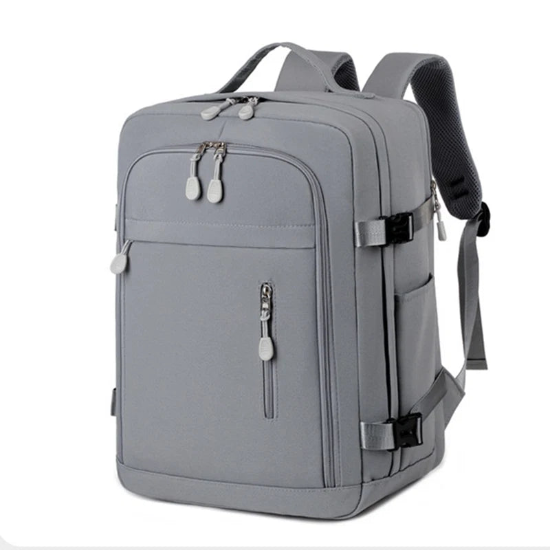 Carry-On Laptop Backpack Padded Laptop Compartment Wet-Dry Pocket