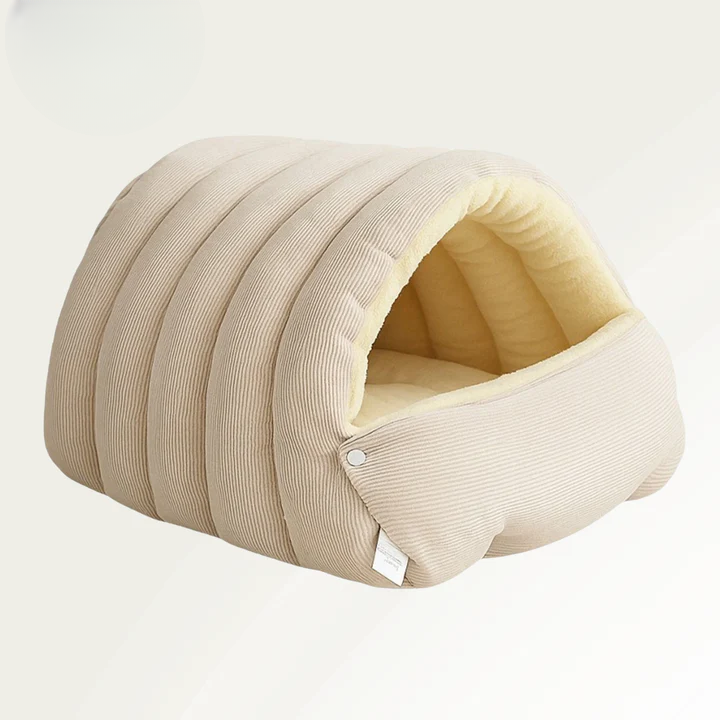 Cat & Small Dog Cave Bed Semi-Enclosed Magnetic Closure