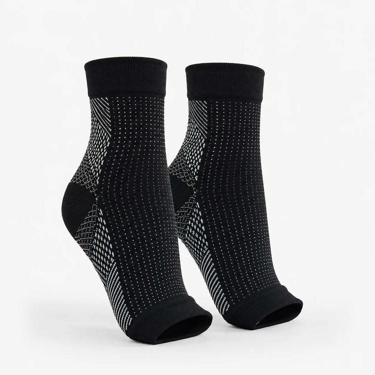 Compression Socks Open Toe Deep Heel Support