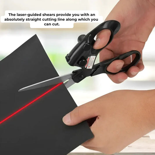 Craft Scissors Laser Guide Precision Cuts Fabric & Paper