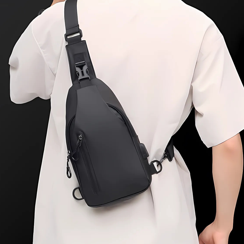 Crossbody Bag Anti-Theft Water-Repellent Hidden Back Zipper Adjustable Strap