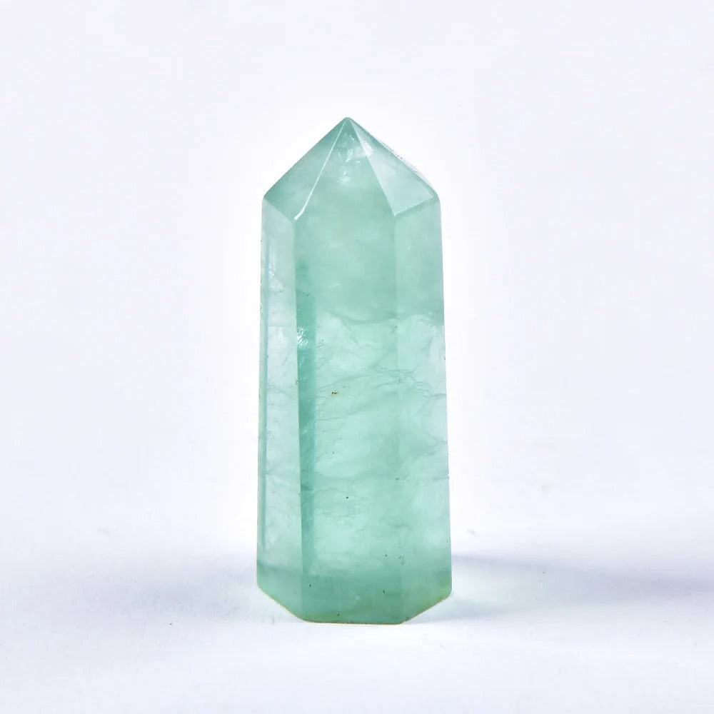 Crystal Point Polished Faceted 22 Inch Natural Mineral