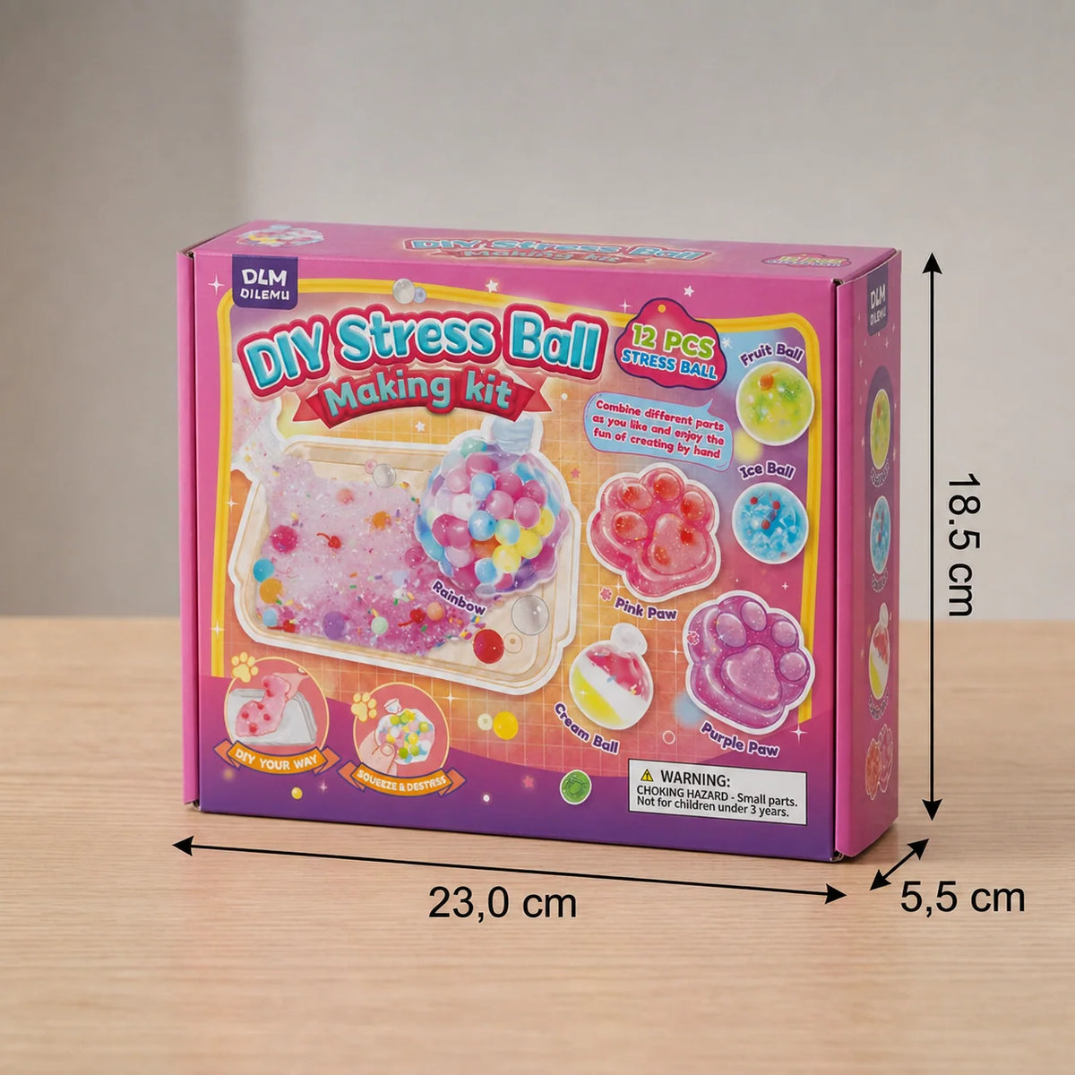 DIY Stress Ball Kit Customizable Sensory Craft