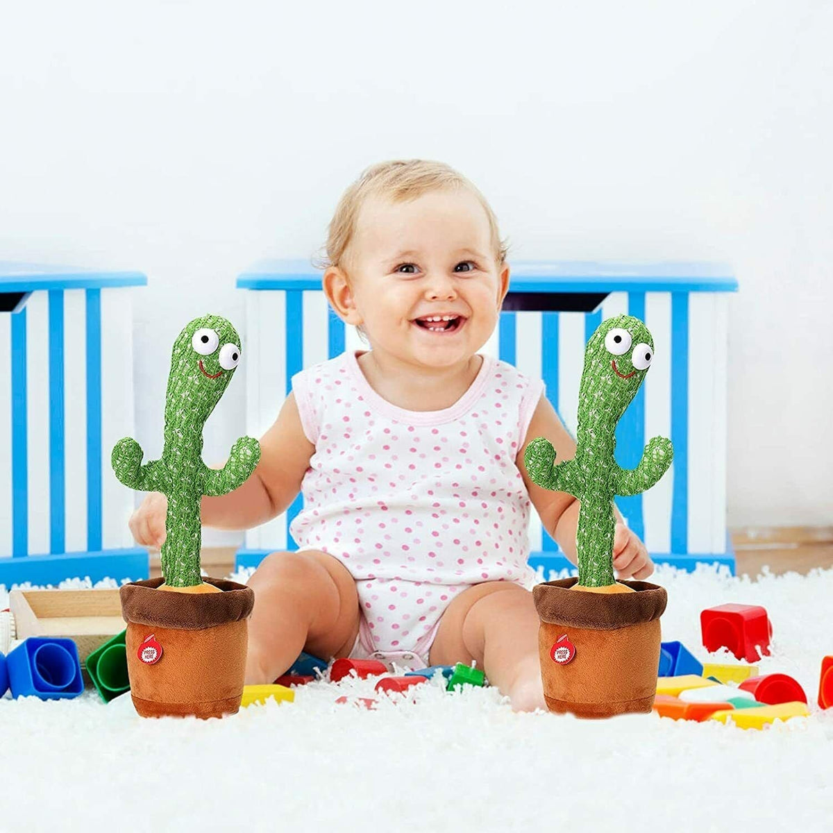 Dancing Cactus Toy 120 Songs & Voice Recording