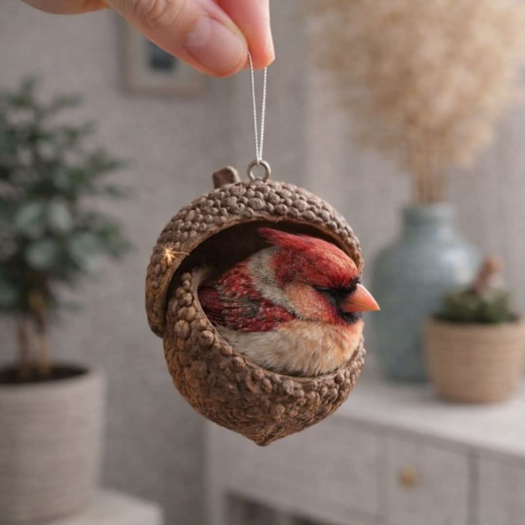 Decorative Figurine Sleeping Woodland Animal Indoor & Outdoor