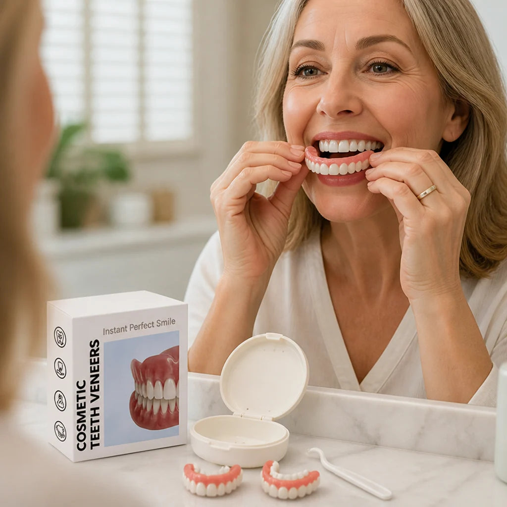 Denture Set Flexible Fit Upper & Lower
