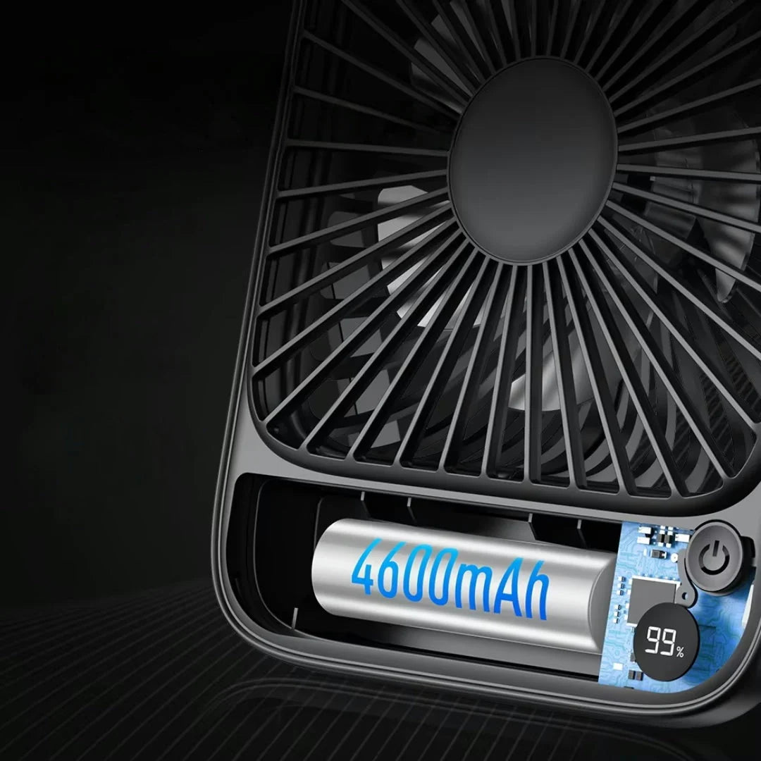 Desk Fan Foldable USB Rechargeable & Whisper-Quiet