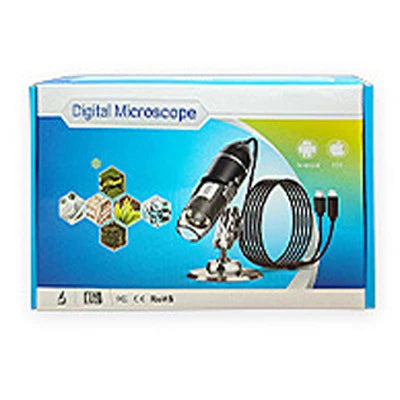 Digital Microscope 1600x Magnification USB-Powered Live View