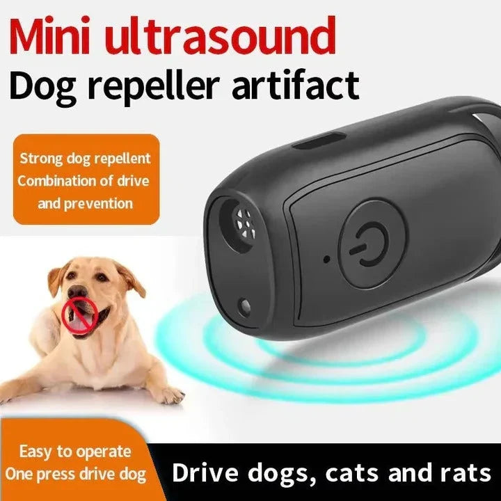 Dog Bark Repeller Ultrasonic Portable Single-Button