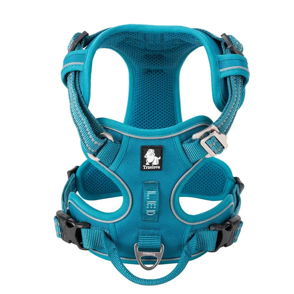 Dog Harness Adjustable Breathable Quick-Release Buckles