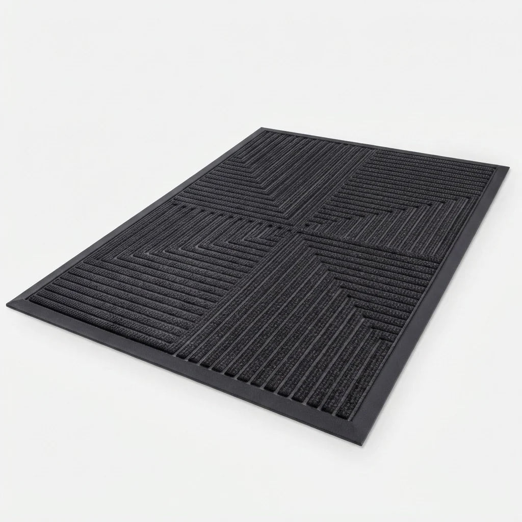 Doormat Heavy-Duty Dirt-Trapping Non-Slip Rubber Backing