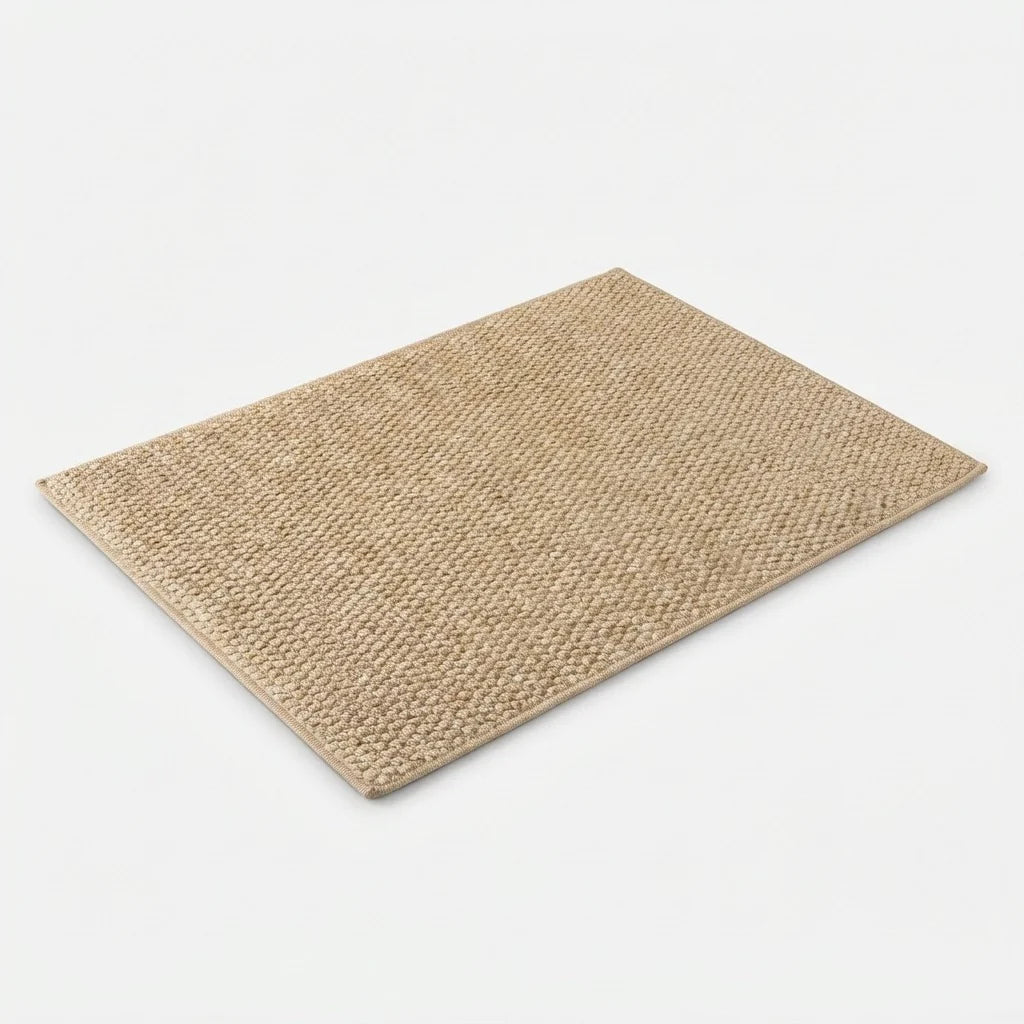 Doormat Jute-Look Non-Slip Backing Machine Washable