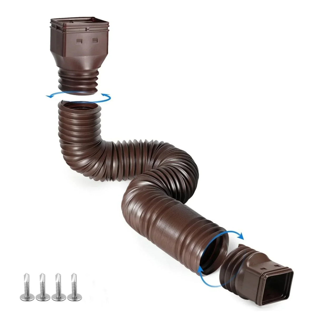 Downspout Extension Adjustable & Flexible Removable Filter