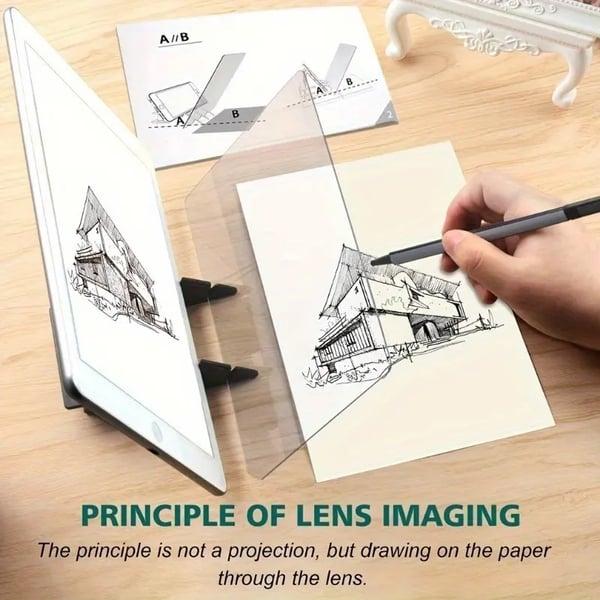 Drawing Board Smartphone Projection Distortion-Free