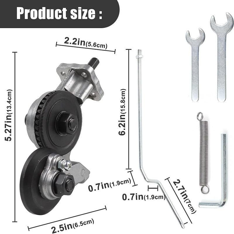 Drill Attachment Fits Most Drills Burr-Free Cutting
