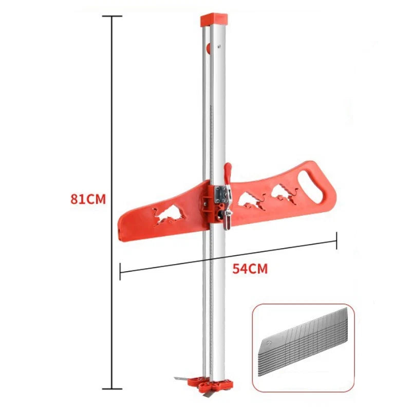 Drywall Cutter Foldable Integrated Deburring Automatic Clamping